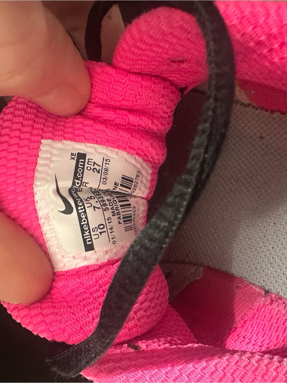 Nike Pegasus 30 Women’s Pink and Neon Running Sneakers - Picture 5 of 5